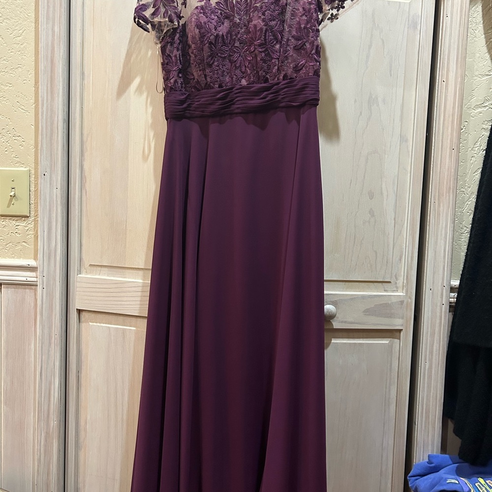 Formal Dress, Size 10.  Wine Color